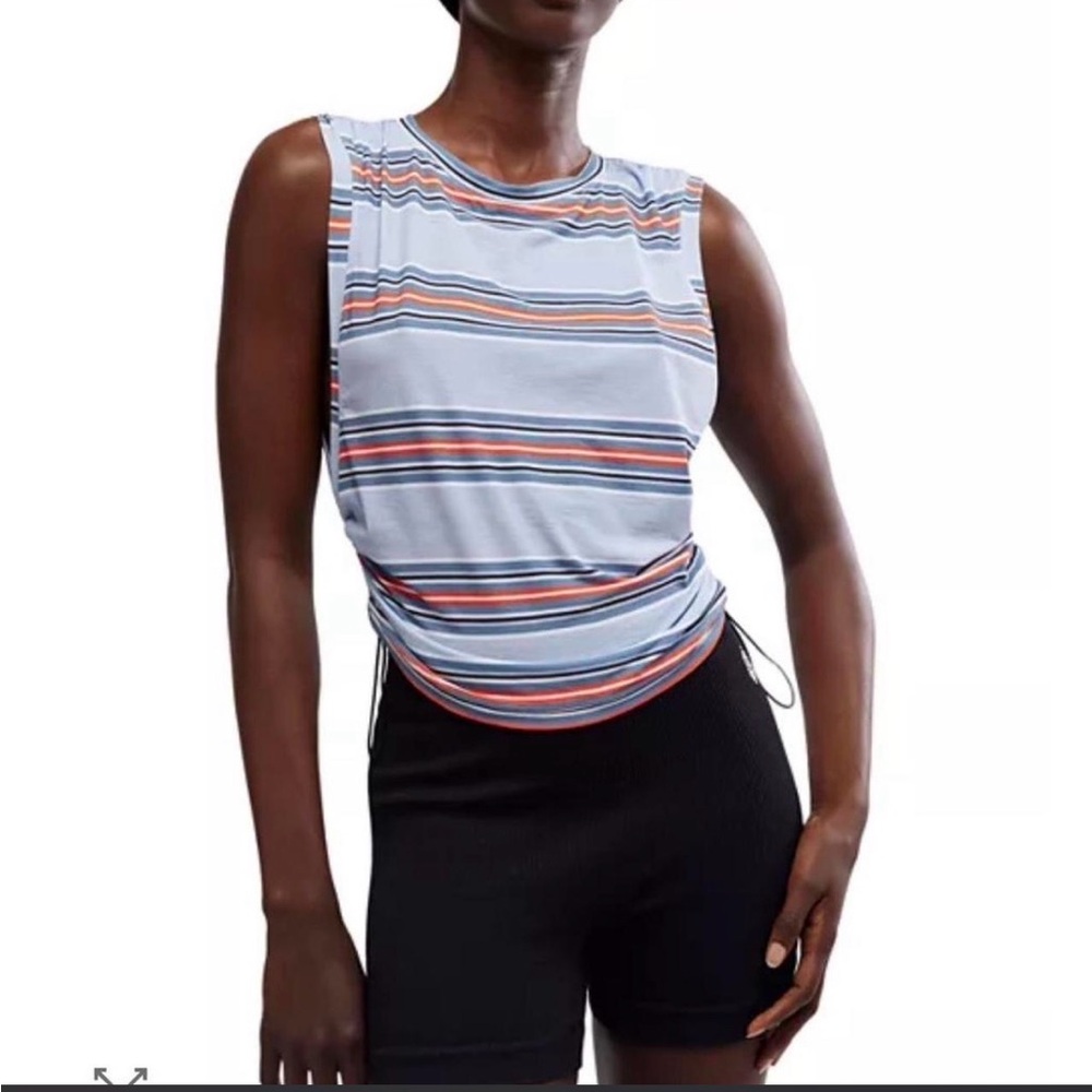 NWT Free People Striped Muscle Tank